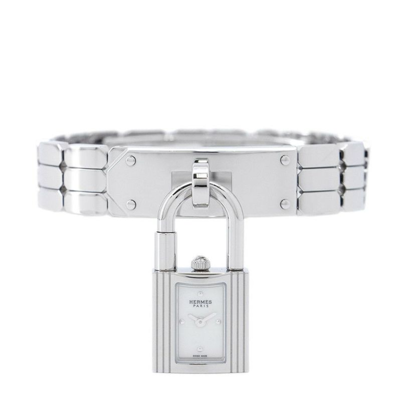 エルメス ケリーウォッチ KE4.110 HERMES 腕時計 スパークリングホワイトラッカー文字盤