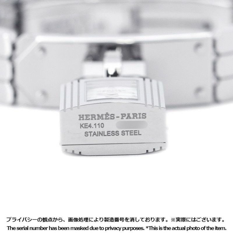 エルメス ケリーウォッチ KE4.110 HERMES 腕時計 スパークリングホワイトラッカー文字盤