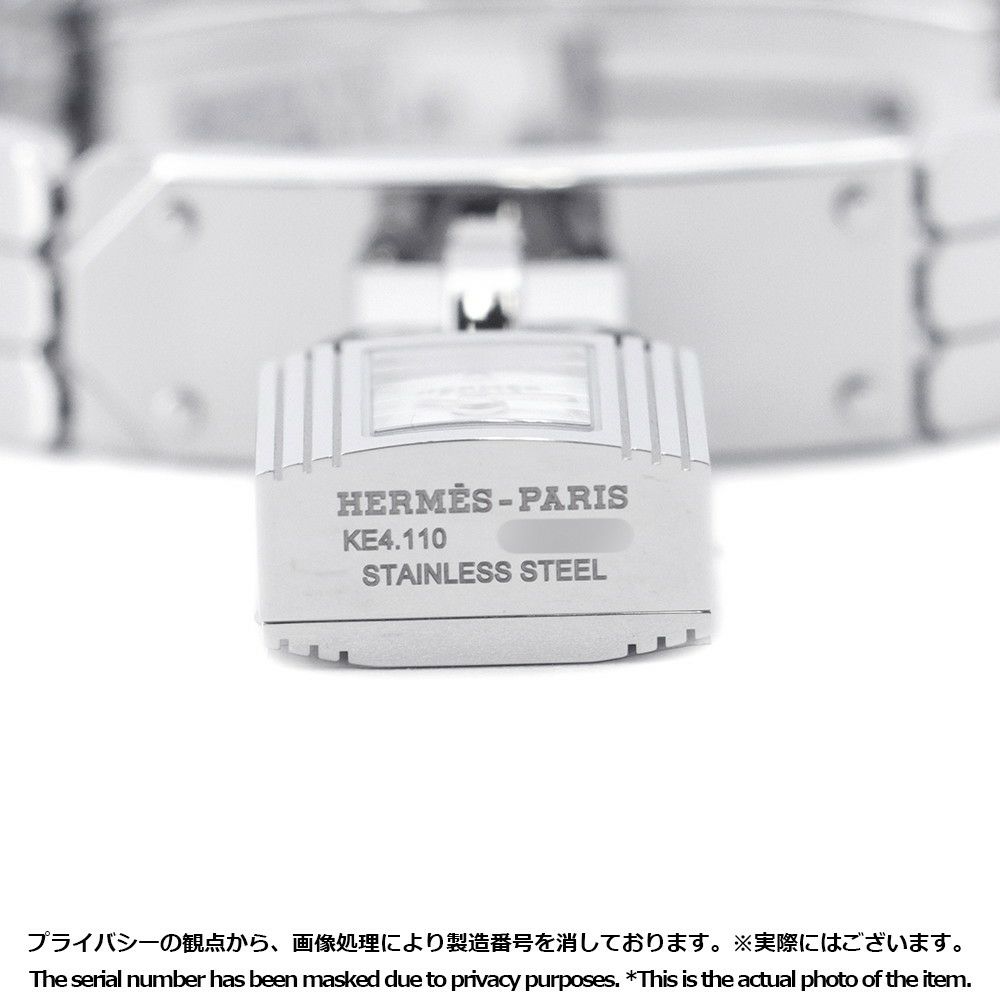 エルメス ケリーウォッチ KE4.110 HERMES 腕時計 スパークリングホワイトラッカー文字盤