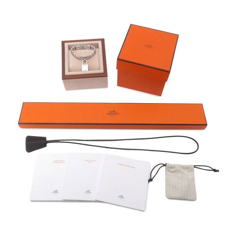 エルメス ケリーウォッチ KE4.110 HERMES 腕時計 スパークリングホワイトラッカー文字盤