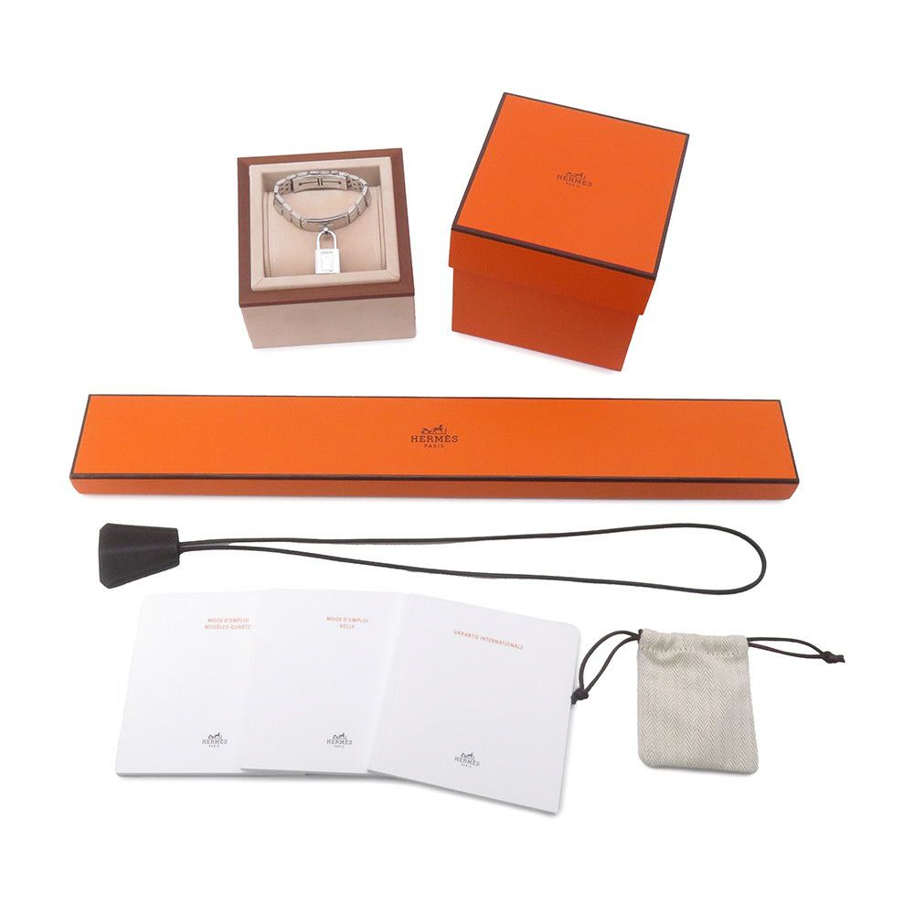 エルメス ケリーウォッチ KE4.110 HERMES 腕時計 スパークリングホワイトラッカー文字盤