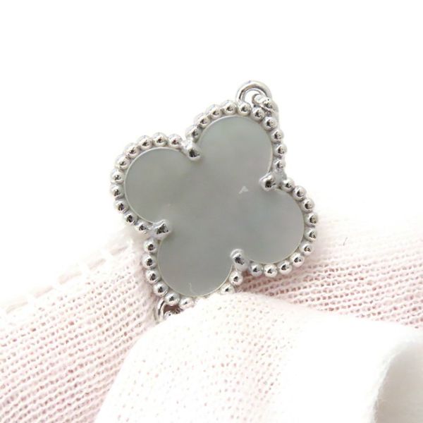 ヴァンクリ ネックレス ヴィンテージ アルハンブラ ロングネックレス 20モチーフ マザーオブパール K18WG VCARF48800