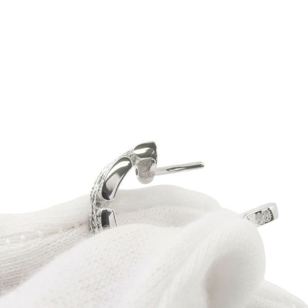 カルティエ ピアス マイヨン パンテール イヤリング 3連パヴェ ダイヤモンド 36P 計0.51ct K18WGホワイトゴールド B8032600