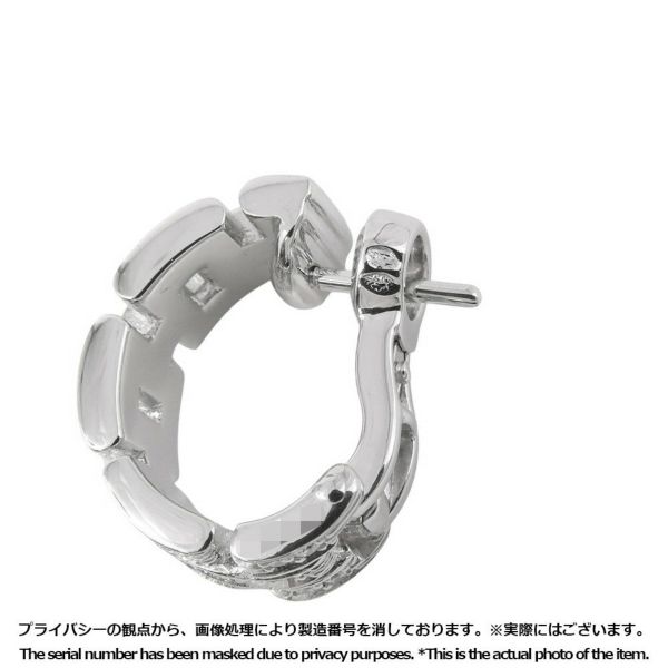 カルティエ ピアス マイヨン パンテール イヤリング 3連パヴェ ダイヤモンド 36P 計0.51ct K18WGホワイトゴールド B8032600