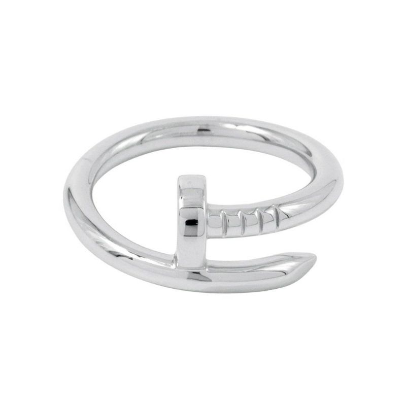 カルティエ リング ジュストアンクル K18WGホワイトゴールド クラシックモデル リングサイズ54 B4099254 Cartier 指輪