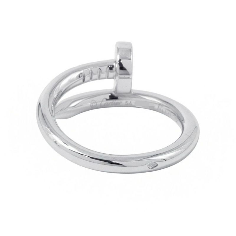 カルティエ リング ジュストアンクル K18WGホワイトゴールド クラシックモデル リングサイズ54 B4099254 Cartier 指輪