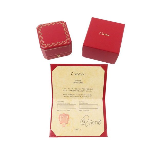 カルティエ リング ジュストアンクル K18WGホワイトゴールド クラシックモデル リングサイズ54 B4099254 Cartier 指輪