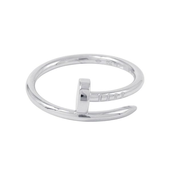 カルティエ リング ジュストアンクル K18WGホワイトゴールド スモールモデル SM リングサイズ51 B4226000 Cartier 指輪