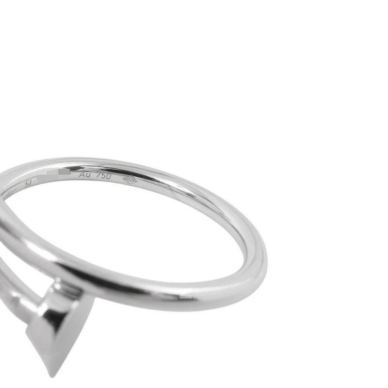 カルティエ リング ジュストアンクル K18WGホワイトゴールド スモールモデル SM リングサイズ51 B4226000 Cartier 指輪