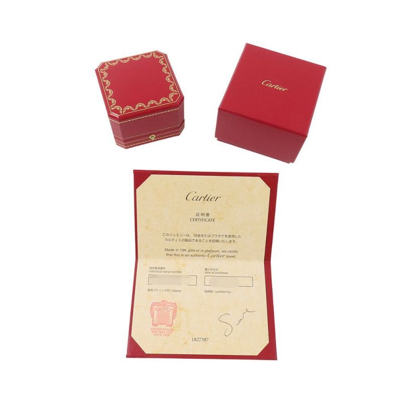 カルティエ リング ジュストアンクル K18WGホワイトゴールド スモールモデル SM リングサイズ51 B4226000 Cartier 指輪