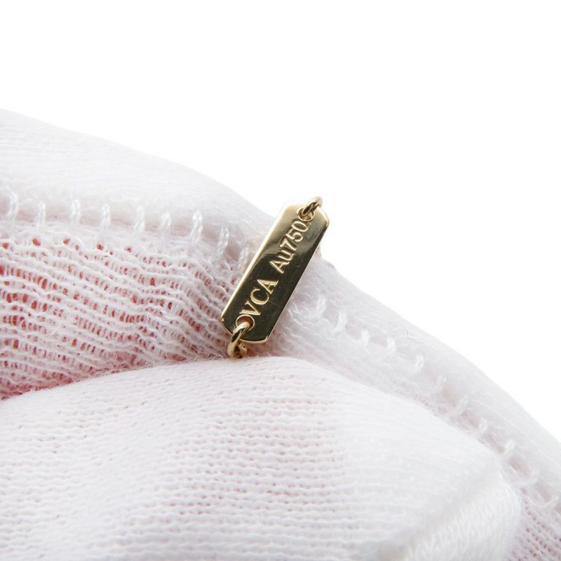 ヴァンクリーフ&アーペル ネックレス ヴィンテージ アルハンブラ ペンダント マザーオブパール K18YGイエローゴールド VCARA45900