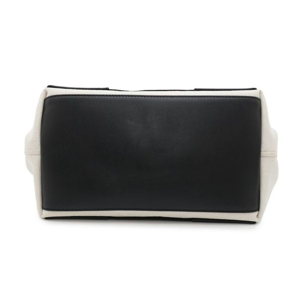 バレンシアガ トートバッグ ネイビーカバス S ポーチ付 339933 BALENCIAGA スモール バッグ カバ 白 黒