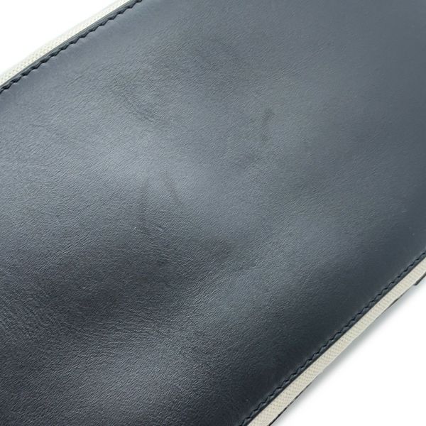 バレンシアガ トートバッグ ネイビーカバス S ポーチ付 339933 BALENCIAGA スモール バッグ カバ 白 黒