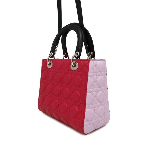 クリスチャン・ディオール ハンドバッグ レディディオール カナージュ M0550 Christian Dior LADY DIOR 2wayショルダー