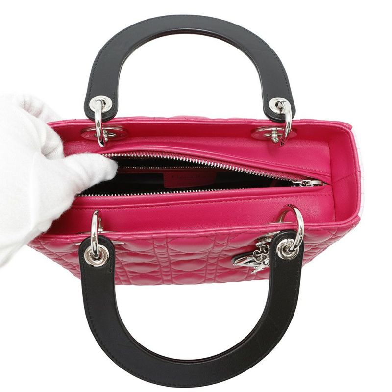 クリスチャン・ディオール ハンドバッグ レディディオール カナージュ M0550 Christian Dior LADY DIOR 2wayショルダー