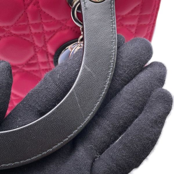 クリスチャン・ディオール ハンドバッグ レディディオール カナージュ M0550 Christian Dior LADY DIOR 2wayショルダー