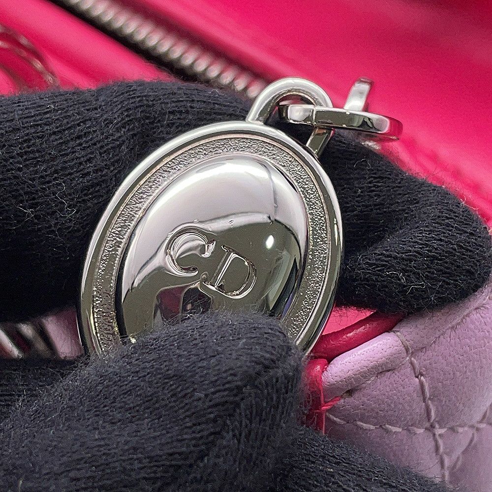 クリスチャン・ディオール ハンドバッグ レディディオール カナージュ M0550 Christian Dior LADY DIOR 2wayショルダー