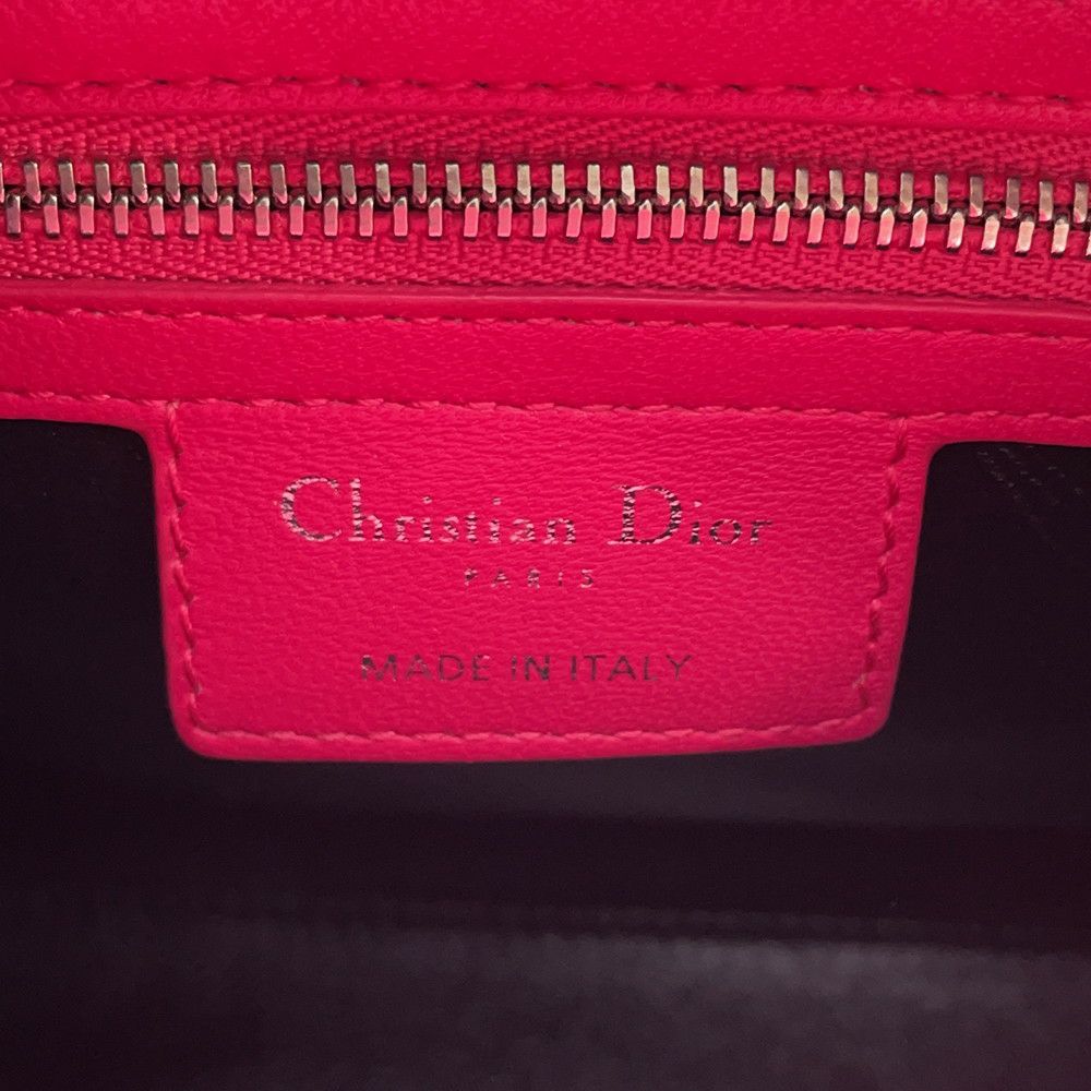 クリスチャン・ディオール ハンドバッグ レディディオール カナージュ M0550 Christian Dior LADY DIOR 2wayショルダー