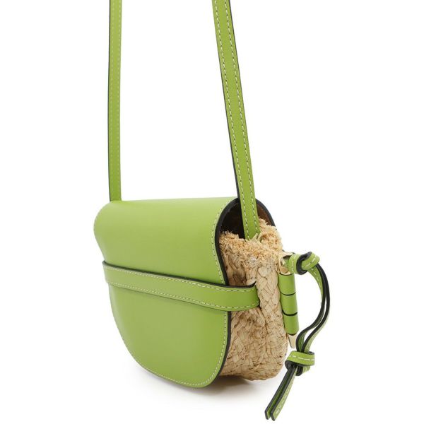 ロエベ ショルダーバッグ ゲート ミニ ラフィア 329.13.U62 LOEWE バッグ カゴバッグ