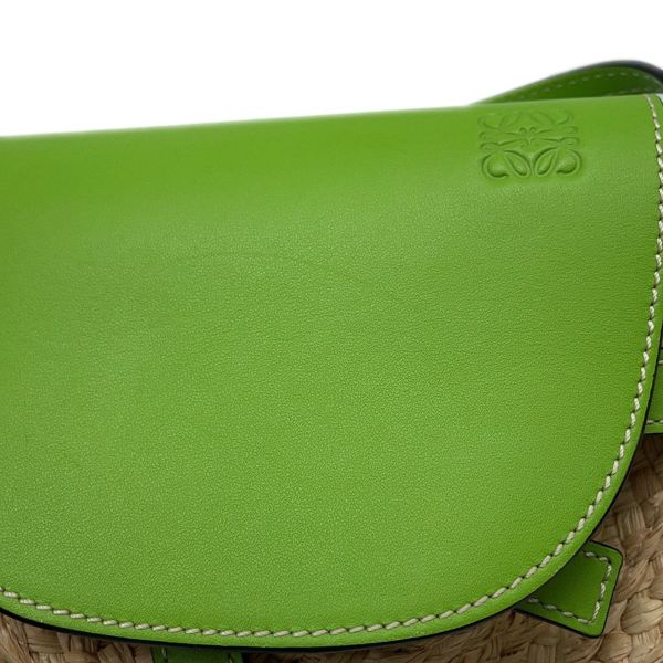 ロエベ ショルダーバッグ ゲート ミニ ラフィア 329.13.U62 LOEWE バッグ カゴバッグ