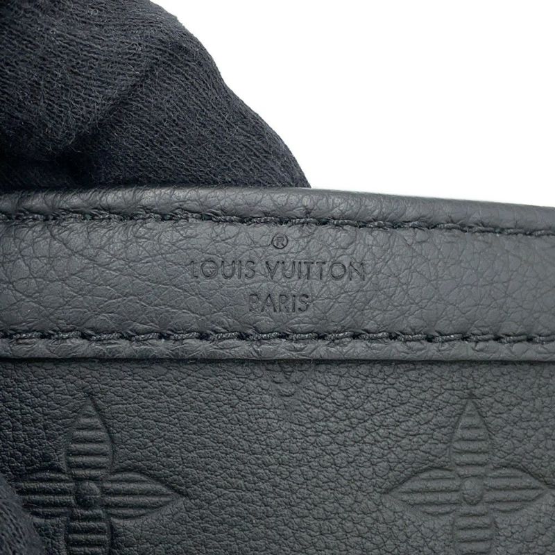 ルイヴィトン ショルダーバッグ モノグラム・シャドウ ガストン・ウェアラブル ウォレット M81115 黒 ブラック