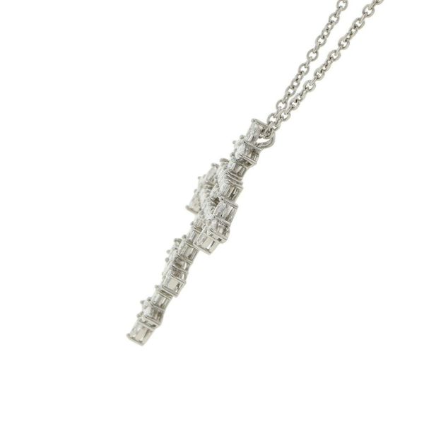 ハリーウィンストン ネックレス ロシアン・クロス・ペンダント ダイヤモンド Pt950プラチナ PEDPRESMRU HARRY WINSTON