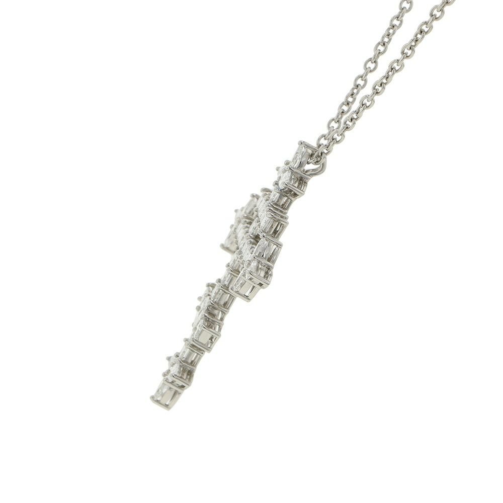 ハリーウィンストン ネックレス ロシアン・クロス・ペンダント ダイヤモンド Pt950プラチナ PEDPRESMRU HARRY WINSTON
