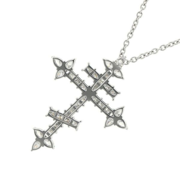 ハリーウィンストン ネックレス ロシアン・クロス・ペンダント ダイヤモンド Pt950プラチナ PEDPRESMRU HARRY WINSTON