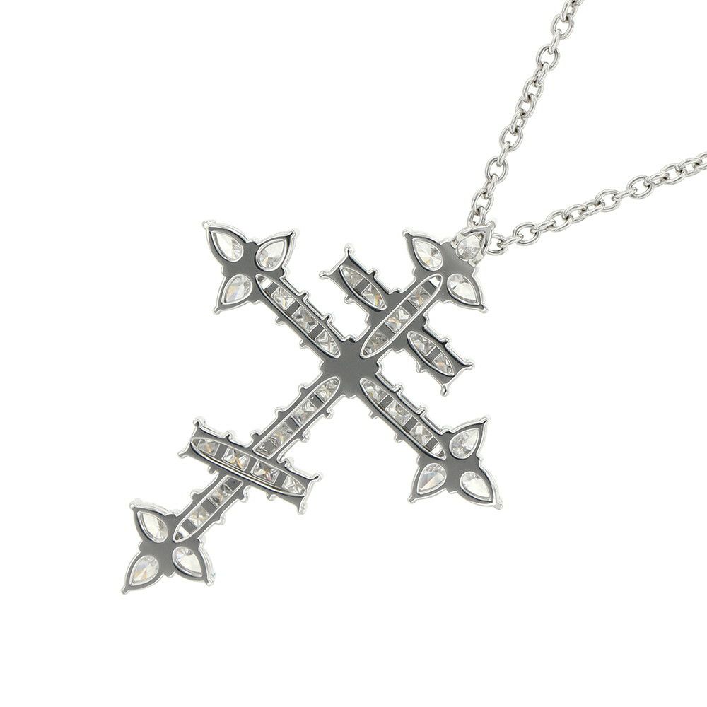 ハリーウィンストン ネックレス ロシアン・クロス・ペンダント ダイヤモンド Pt950プラチナ PEDPRESMRU HARRY WINSTON