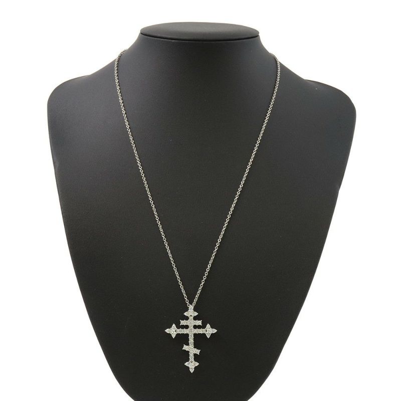 ハリーウィンストン ネックレス ロシアン・クロス・ペンダント ダイヤモンド Pt950プラチナ PEDPRESMRU HARRY WINSTON