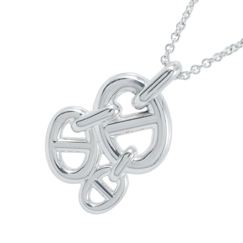 エルメス ネックレス シェーヌダンクル アンシェネPM ペンダント SV925シルバー HERMES アクセサリー ジュエリー