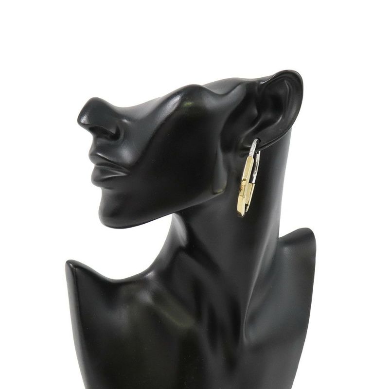 ティファニー ピアス ロック ピアス エクストララージ ダイヤモンド 計0.32ct K18YG/K18WG Tiffany&Co. ジュエリー