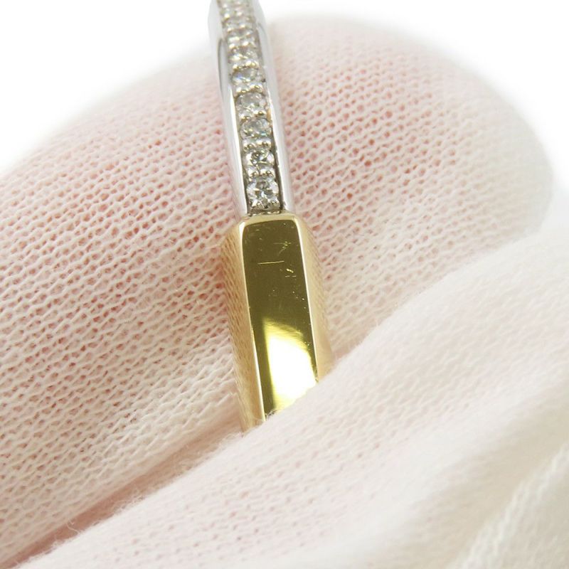 ティファニー ピアス ロック ピアス エクストララージ ダイヤモンド 計0.32ct K18YG/K18WG Tiffany&Co. ジュエリー