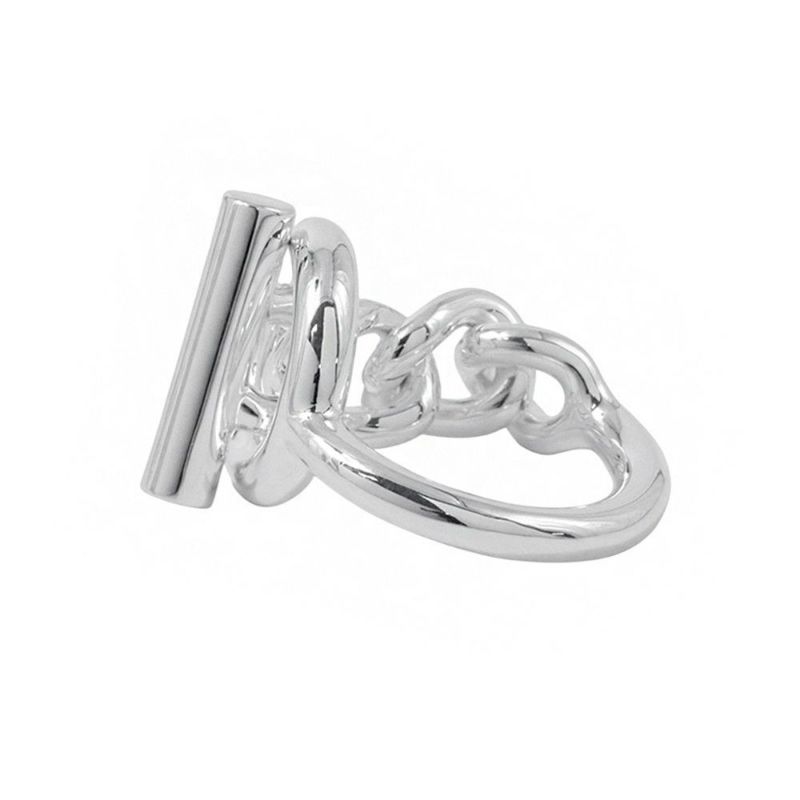 エルメス リング クロワゼット MM SV925シルバー リングサイズ54 HERMES ジュエリー 指輪