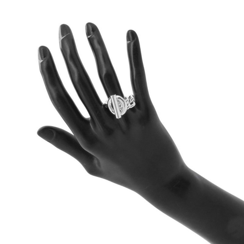 エルメス リング クロワゼット MM SV925シルバー リングサイズ54 HERMES ジュエリー 指輪