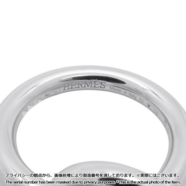 エルメス リング エシャペ MM SV925シルバー リングサイズ53 HERMES ジュエリー 指輪 Echapee