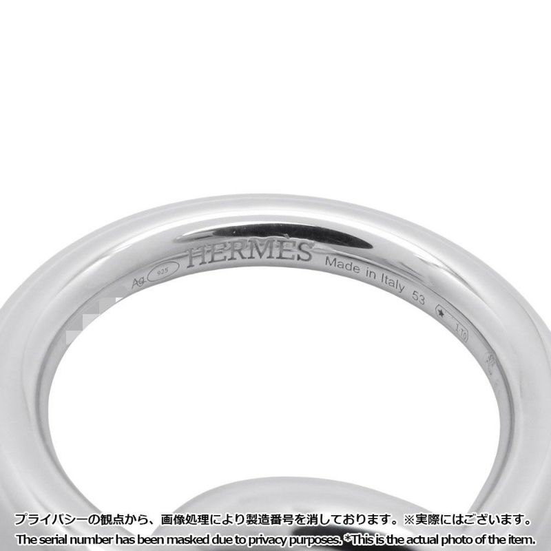 エルメス リング エシャペ MM SV925シルバー リングサイズ53 HERMES ジュエリー 指輪 Echapee