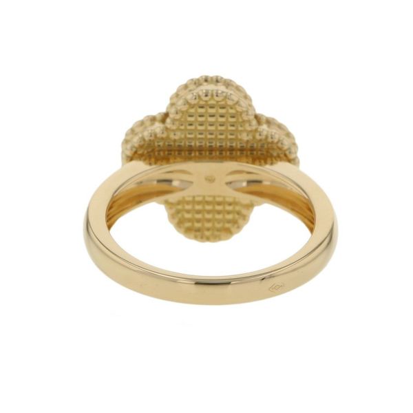 ヴァンクリーフ＆アーペル リング ヴィンテージアルハンブラ ダイヤ 0.06ct オニキス K18YG リングサイズ53 VCARA41000