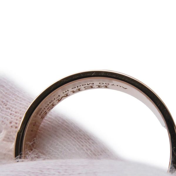 エルメス リング Hダンクル PM ダイヤモンド 27P 0.07ct K18PGピンクゴールド リングサイズ51 HERMES 指輪