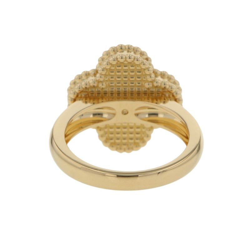 ヴァンクリーフ＆アーペル リング ヴィンテージアルハンブラ ダイヤ 0.06ct オニキス K18YG リングサイズ49 VCARA41000