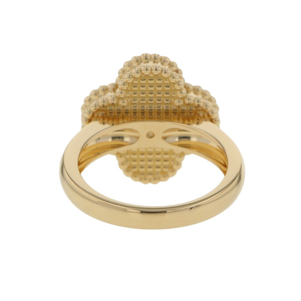 ヴァンクリーフ＆アーペル リング ヴィンテージアルハンブラ ダイヤ 0.06ct オニキス K18YG リングサイズ49 VCARA41000