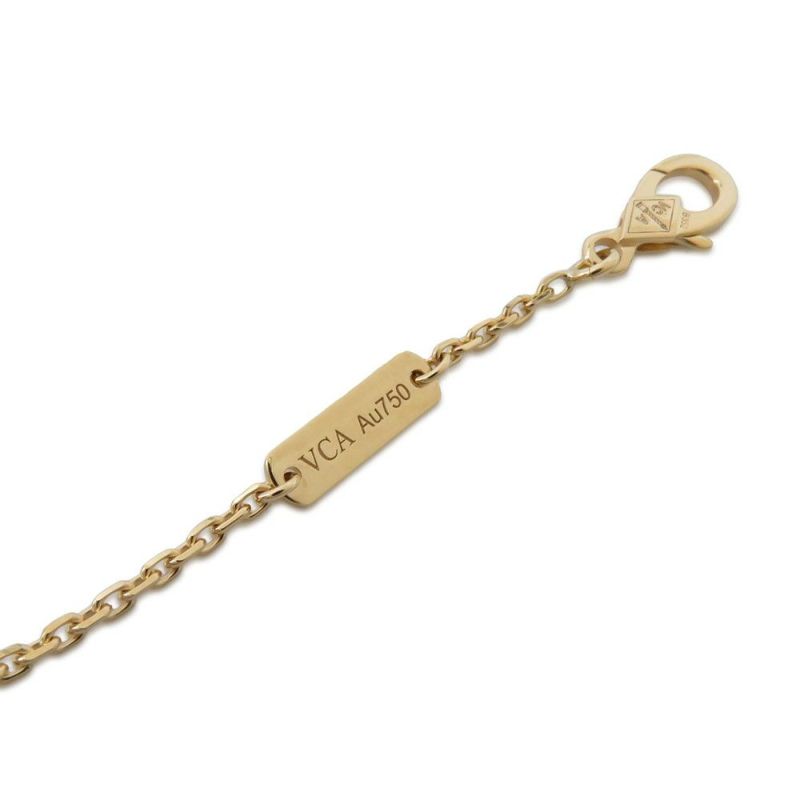 ヴァンクリーフ&アーペル ネックレス ヴィンテージ アルハンブラ ペンダント オニキス K18YGイエローゴールド VCARA4580