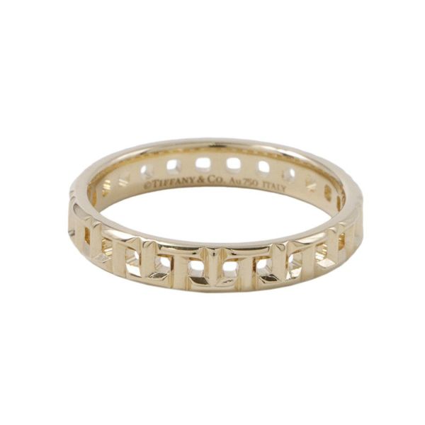 ティファニー リング Tトゥルー ナローリング K18YGイエローゴールド リングサイズ約14号 62507845 Tiffany&Co. 指輪
