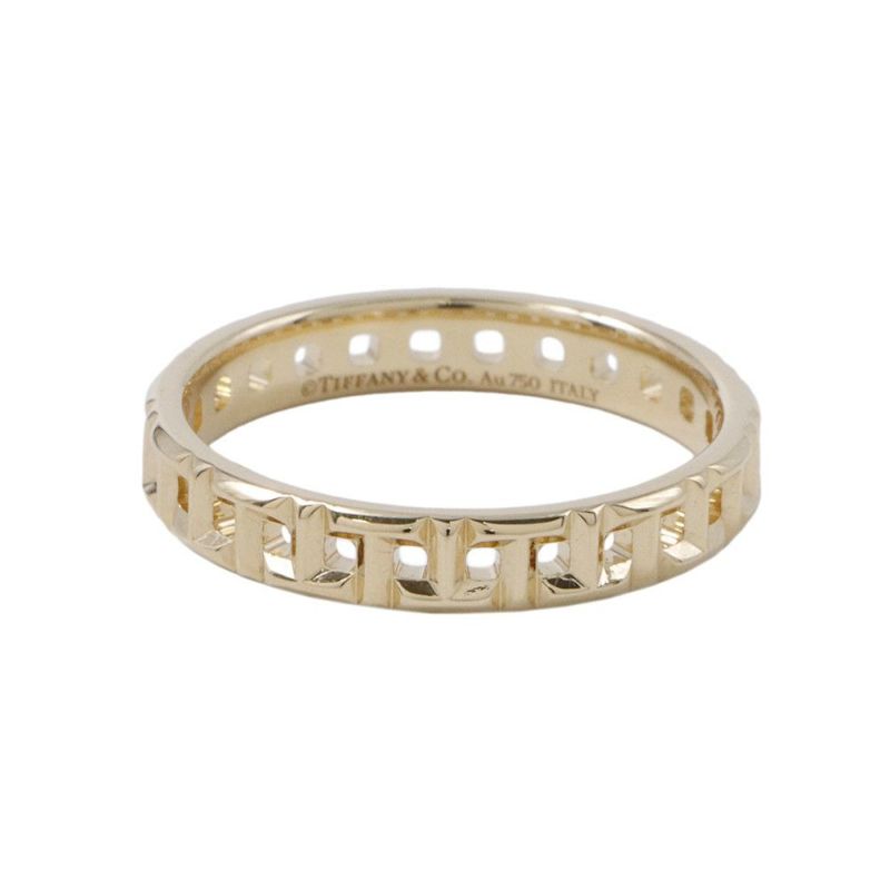 ティファニー リング Tトゥルー ナローリング K18YGイエローゴールド リングサイズ約14号 62507845 Tiffany&Co. 指輪
