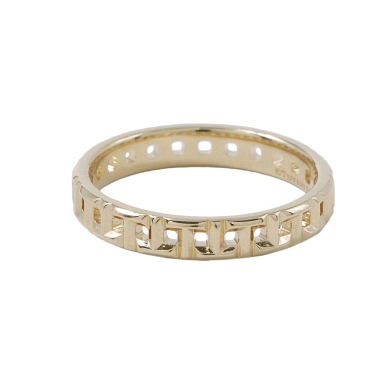 ティファニー リング Tトゥルー ナローリング K18YGイエローゴールド リングサイズ約14号 62507845 Tiffany&Co. 指輪