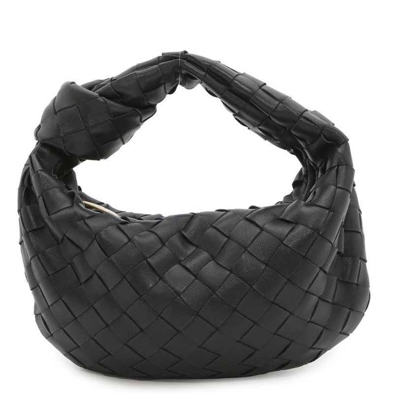 ボッテガヴェネタ ハンドバッグ ミニ ジョディ ラムスキン 651876 BOTTEGA VENETA バッグ イントレチャート 黒