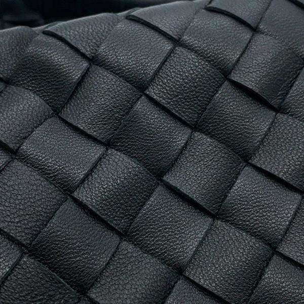 ボッテガヴェネタ ハンドバッグ ミニ ジョディ ラムスキン 651876 BOTTEGA VENETA バッグ イントレチャート 黒