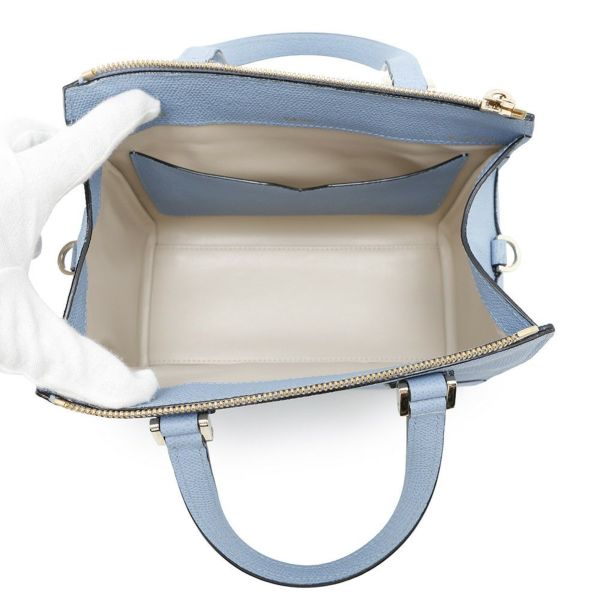 ヴァレクストラ ハンドバッグ バビラ ミニ レザー WBBB0031028LOC99BSH Valextra 2wayショルダーバッグ