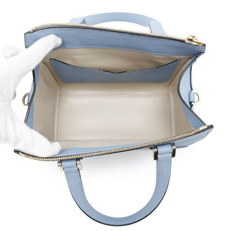 ヴァレクストラ ハンドバッグ バビラ ミニ レザー WBBB0031028LOC99BSH Valextra 2wayショルダーバッグ