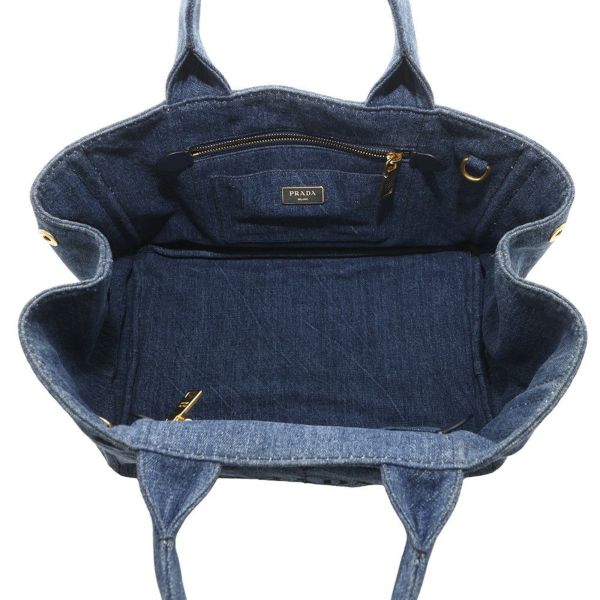 プラダ トートバッグ カナパ CANAPA デニム B2642B PRADA 2wayショルダーバッグ